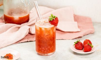 Bubble tea (Бабл Ті) фруктові кульки зі смаком Полуниці 1,8 кг BBT0009 фото