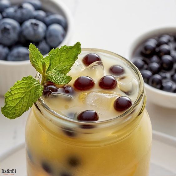 Bubble tea (Бабл Ті) фруктові кульки зі смаком Чорниці 1,8 кг BBT0010 фото