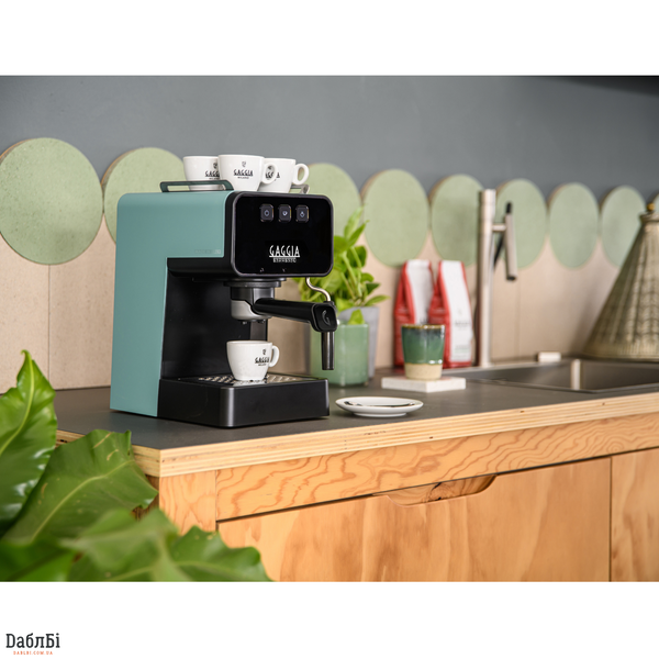 Кавоварка ріжкова Espresso De Luxe Green EG2111/66 фото